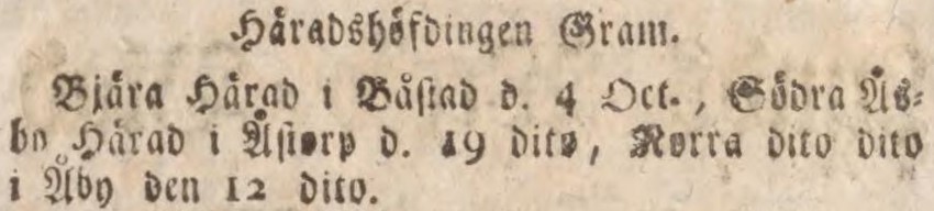 LUNDS WECKOBLAD – 22 september 1779