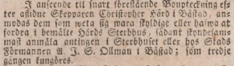 INRIKES TIDNINGAR – 28 augusti 1798