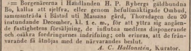 POST- OCH INRIKES TIDNINGAR – 30 november 1838