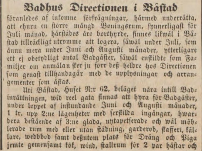 LUNDS WECKOBLAD – 27 juni 1850