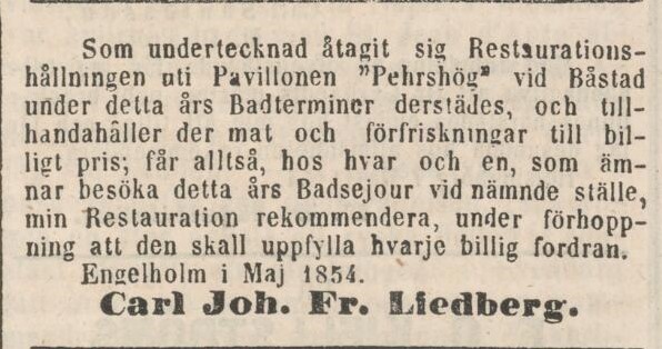 ÖRESUNDSPOSTEN – 27 maj 1854