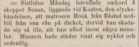GÖTEBORGS HANDELS- OCH SJÖFARTSTIDNING – 9 december 1854