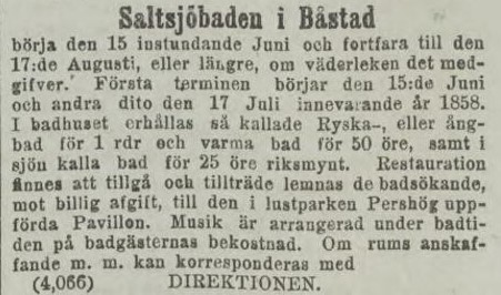 GÖTEBORGS HANDELS- OCH SJÖFARTSTIDNING – 9 april 1858