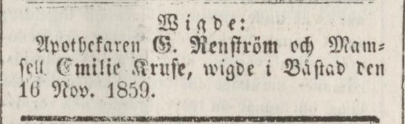 NYA ENGELHOLMS TIDNING – 29 november 1859
