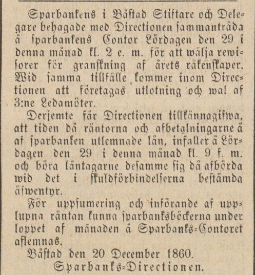 ÖRESUNDSPOSTEN – 24 december 1860