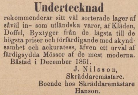 ÖRESUNDSPOSTEN – 13 december 1861