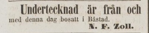 ÖRESUNDSPOSTEN – 8 oktober 1862