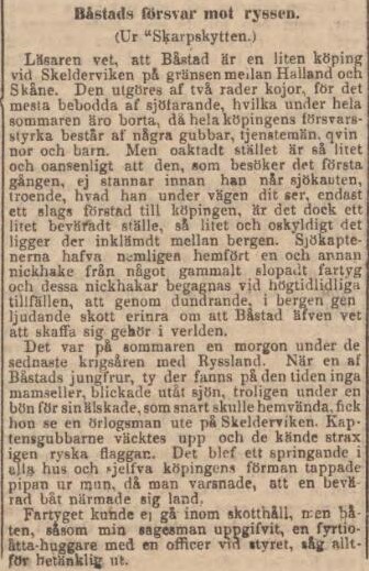 AFTONBLADET – 27 januari 1864