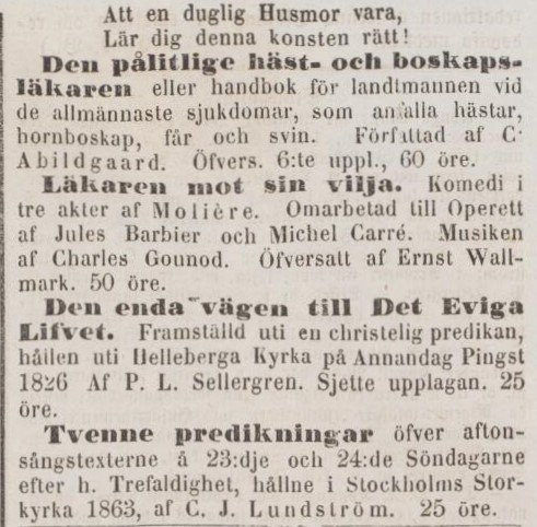 ÖRESUNDSPOSTEN – 6 februari 1864 (forts.)
