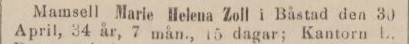 SKÅNSKA POSTEN – 7 maj 1864
