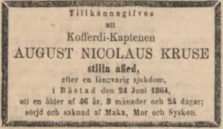AFTONBLADET – 5 juli 1864