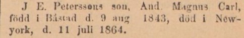 FOLKETS TIDNING – 14 februari 1865