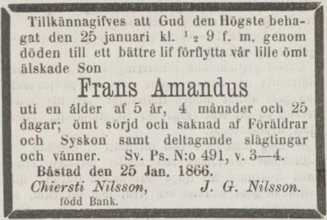 ÖRESUNDSPOSTEN – 27 januari 1866