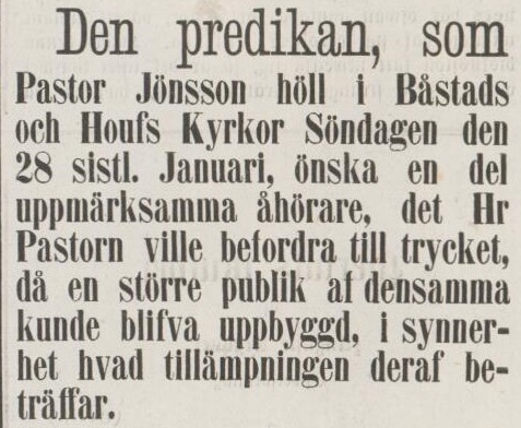 ÖRESUNDSPOSTEN – 8 februari 1866