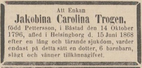 ÖRESUNDSPOSTEN – 18 juni 1868