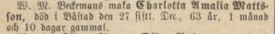 MALMÖ ALLEHANDA – 5 januari 1870