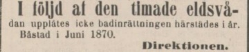ÖRESUNDSPOSTEN – 18 juni 1870