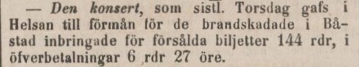 HELSINGBORGS TIDNING – 25 juni 1870