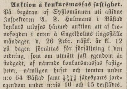 SKÅNSKA POSTEN – 27 december 1871
