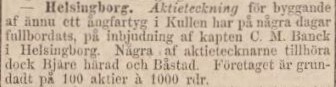 GÖTEBORGS HANDELS- OCH SJÖFARTSTIDNING – 29 januari 1872