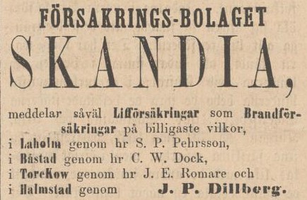 HALMSTADSBLADET – 2 februari 1872