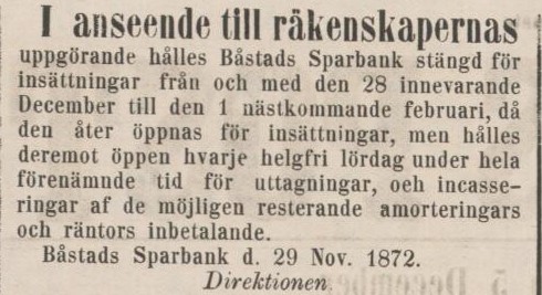 ÖRESUNDSPOSTEN – 5 december 1872