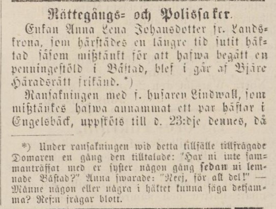 ENGELHOLMS TIDNING – 5 augusti 1873