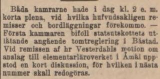 AFTONBLADET – 6 mars 1874