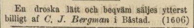 HALLANDSPOSTEN – 6 oktober 1875