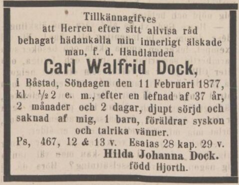 ÖRESUNDSPOSTEN – 17 februari 1877