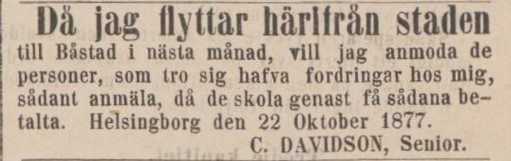 ÖRESUNDSPOSTEN – 23 oktober 1877 (forts.)