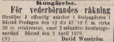 ÖRESUNDSPOSTEN – 9 april 1878