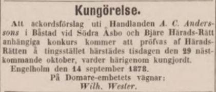 POST- OCH INRIKES TIDNINGAR – 25 september 1878