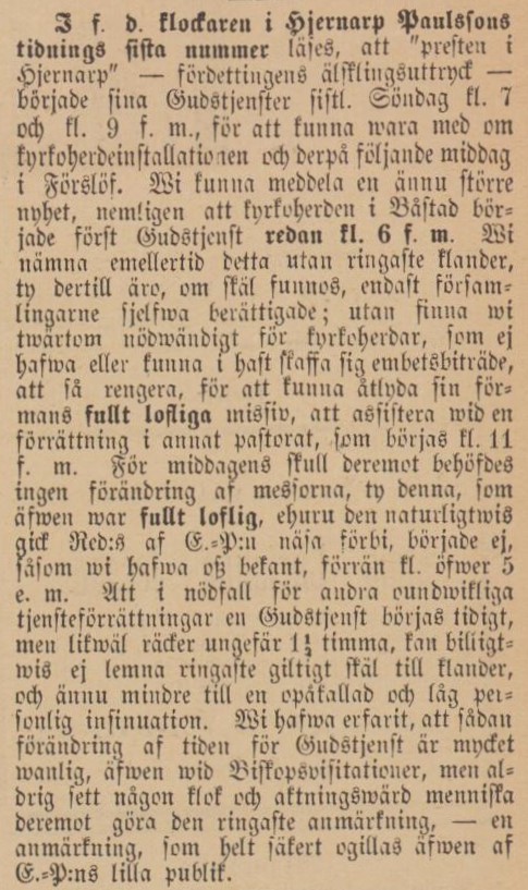 ENGELHOLMS TIDNING – 4 oktober 1878