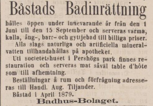 ÖRESUNDSPOSTEN – 28 april 1879