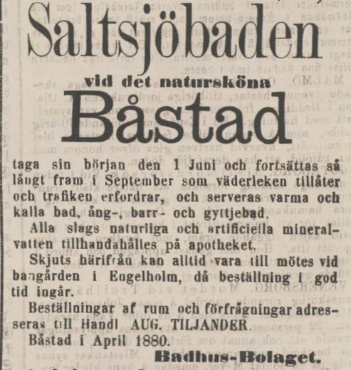 ÖRESUNDSPOSTEN – 15 april 1880