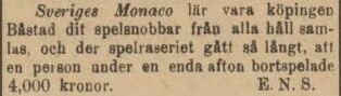 NERIKES ALLEHANDA – 26 april 1880