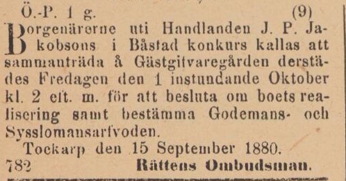 ENGELHOLMS TIDNING – 17 september 1880