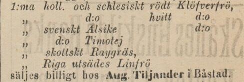 ENGELHOLMS TIDNING – 19 april 1881 (forts.)