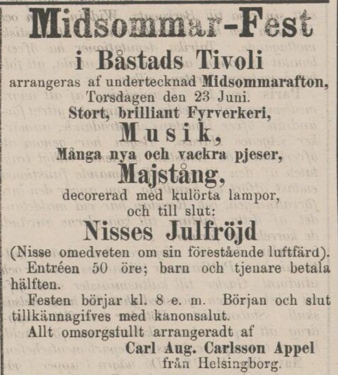 ÖRESUNDSPOSTEN – 20 juni 1881