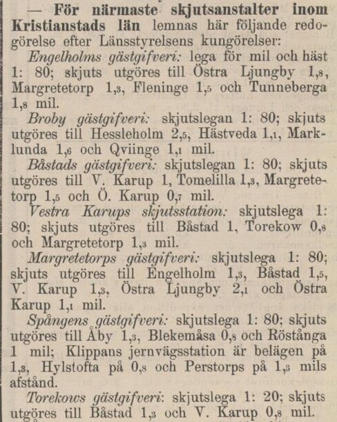 ÖRESUNDSPOSTEN – 22 juni 1881