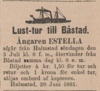 HALLAND – 30 juni 1881