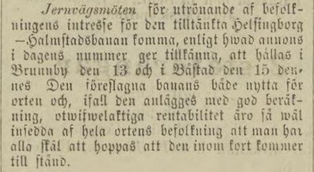 NORRA SKÅNE – 9 september 1881