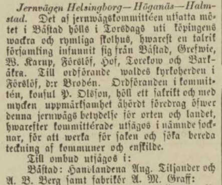 NORRA SKÅNE – 20 september 1881