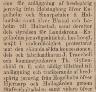 HALLAND – 9 mars 1882 (forts.)
