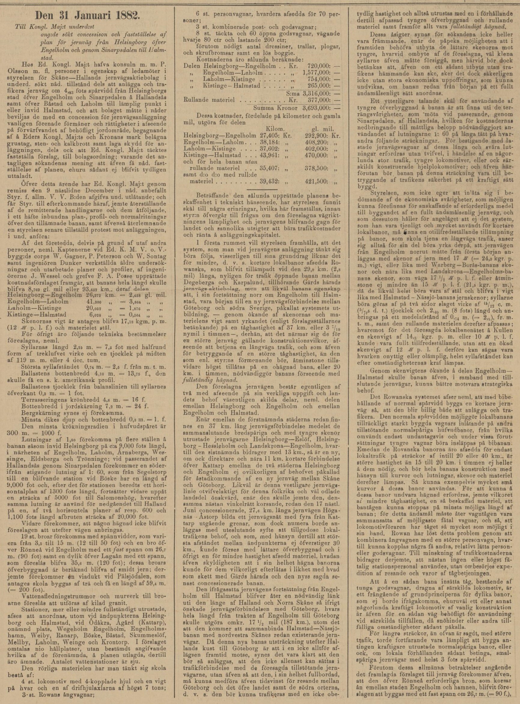 KORRESPONDENTEN – 21 mars 1882 (forts.)