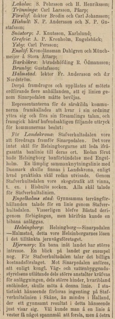 HALLANDSPOSTEN – 21 april 1882 (forts.)