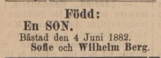 HALLAND – 6 juni 1882