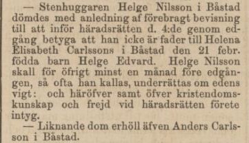 HELSINGBORGSTIDNINGEN SKÅNES ALLEHANDA – 6 juli 1882