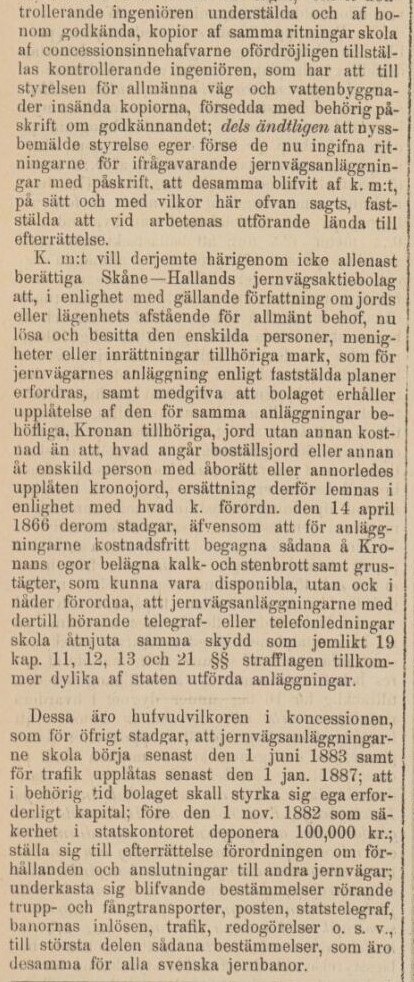 ÖRESUNDSPOSTEN – 24 augusti 1882 (forts.)